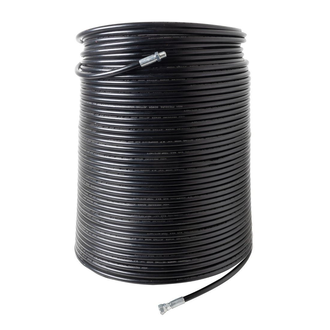 Canpump 1/4-in Cold Water Sewer Jetting Black Hose 4000 psi, 100 ft (025104)