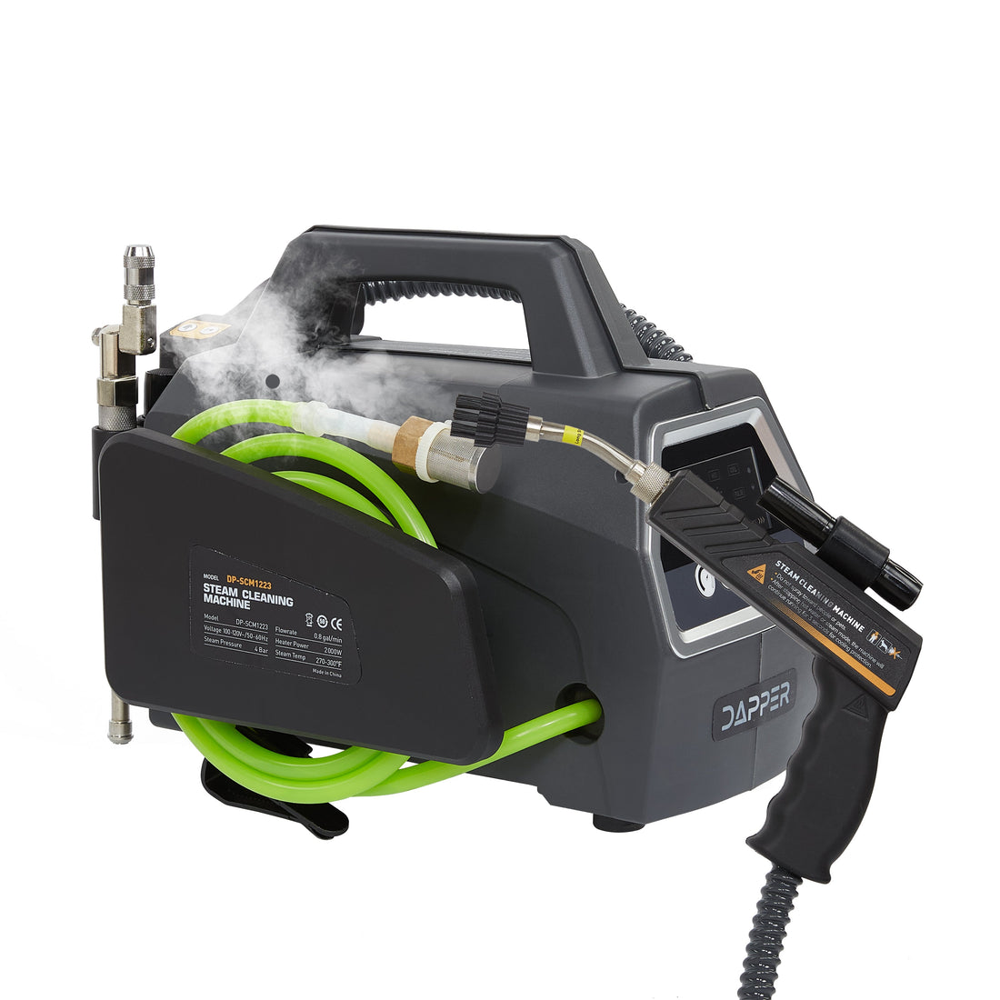 Dapper Supply 5-in-1 Steam Cleaner 2200W 6 Bar Portable High Pressure Steamer DP-SCM1223