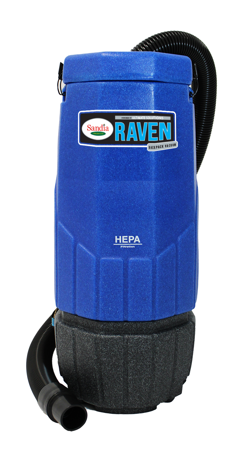 Sandia HEPA Raven 10-Quart Backpack Vacuum Machine Only (20-3000)