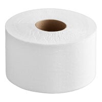 Mini Jumbo Junior Roll Toilet Tissue — 2-Ply, 2.4" Core, White (Case of 12)