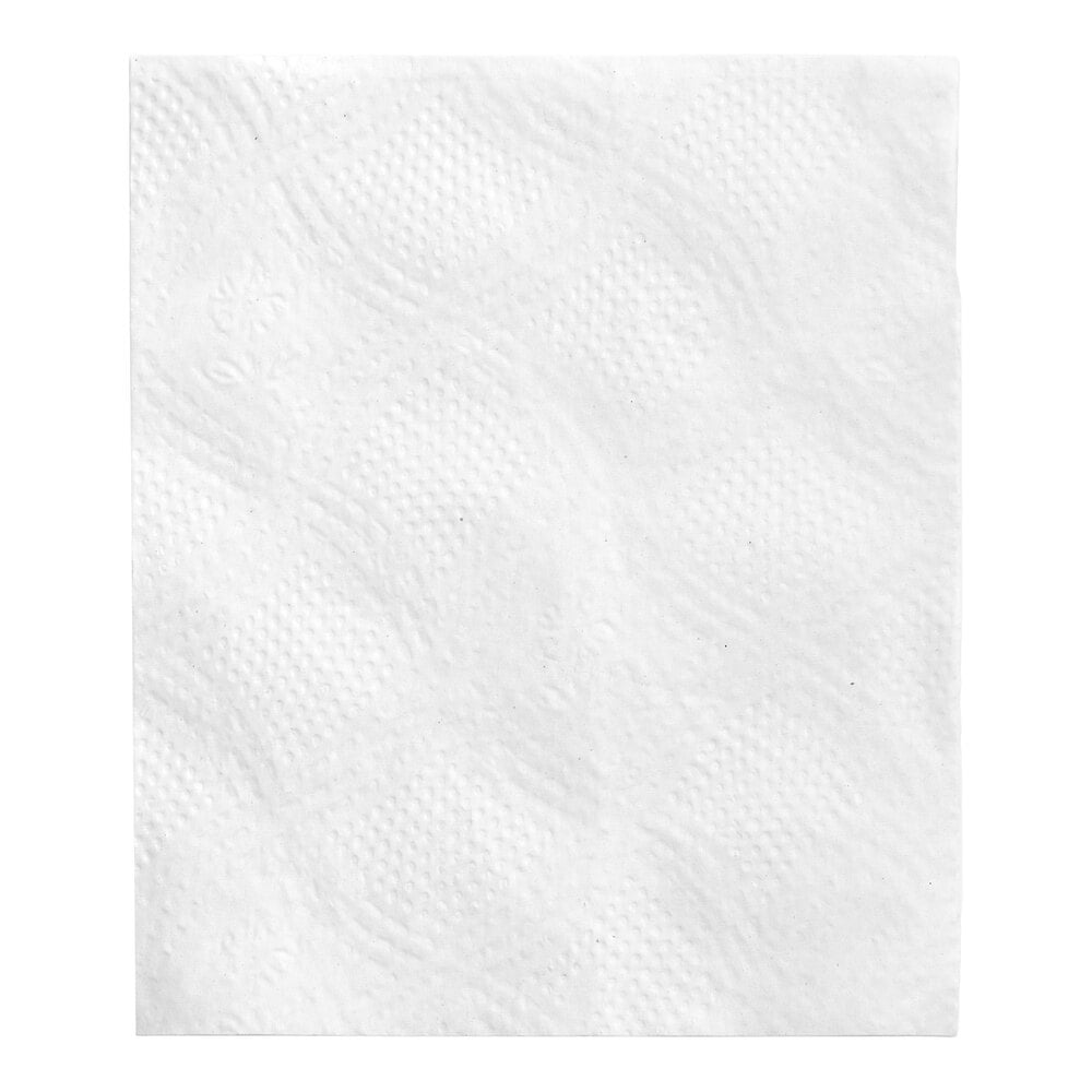 White 1-Ply Luncheon Napkins — 10" x 12", 1/4 Fold (Case of 6,000)