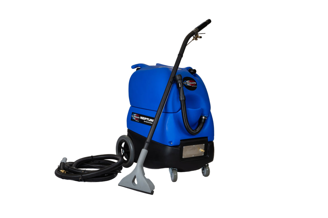 U.S. Products Neptune 120H Single-Cord Heated Carpet Extractor 15 Gal 120 PSI Machine Only 05-10001-001