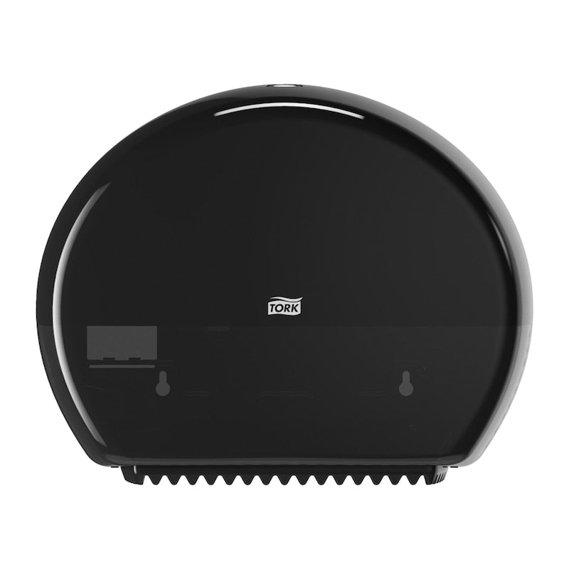 Tork Elevation Mini Jumbo Single-Roll Toilet Tissue Dispenser — Black (T2)
