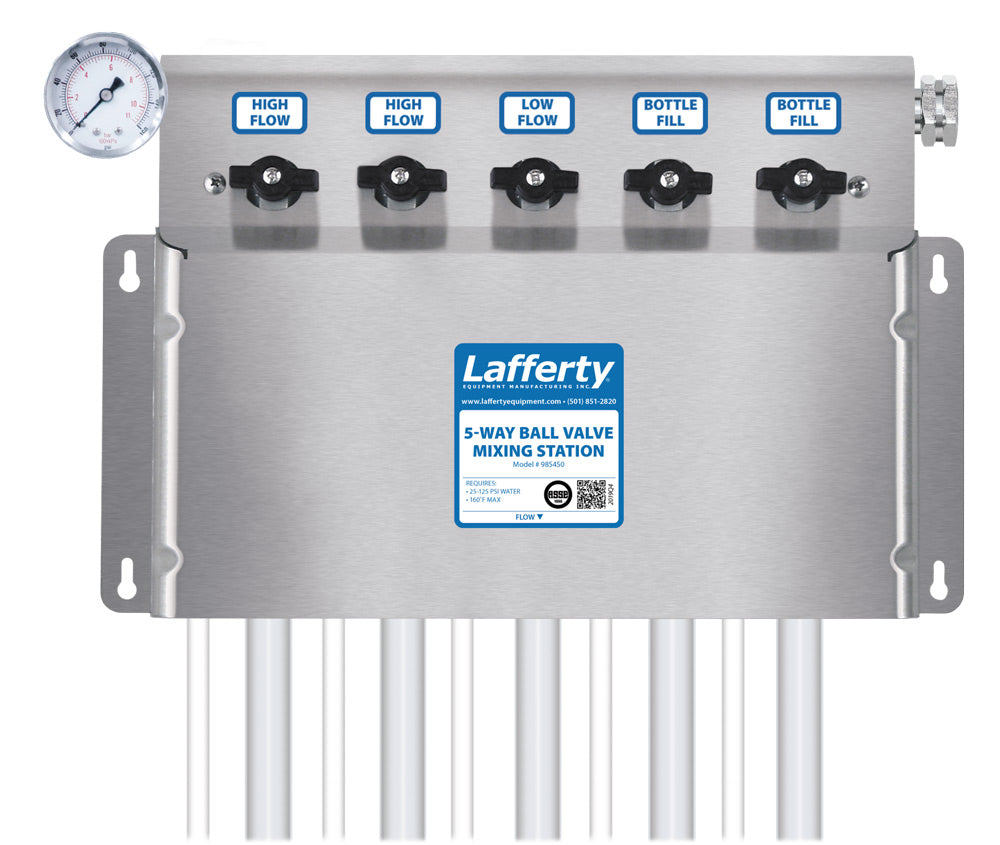 Lafferty 5-Way Ball Valve Mixing Station 985450