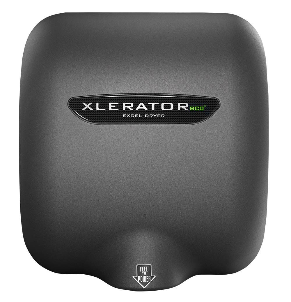Excel Dryer XLERATOReco Hand Dryer No Heat Textured Graphite 110-120V XL-GR-ECO