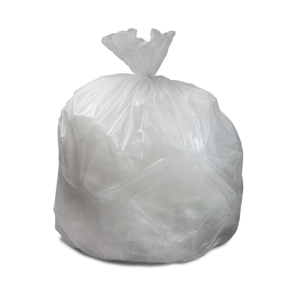 Clear Garbage Bags — 26" x 36", Regular Strength (Case of 250)