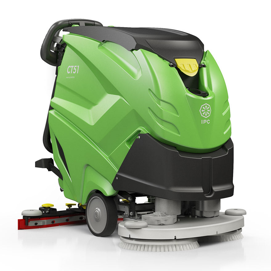IPC Eagle CT51 BT60 Walk-Behind Automatic Floor Scrubber — 24" Dual-Disc, Traction Drive, 13/14 Gallon