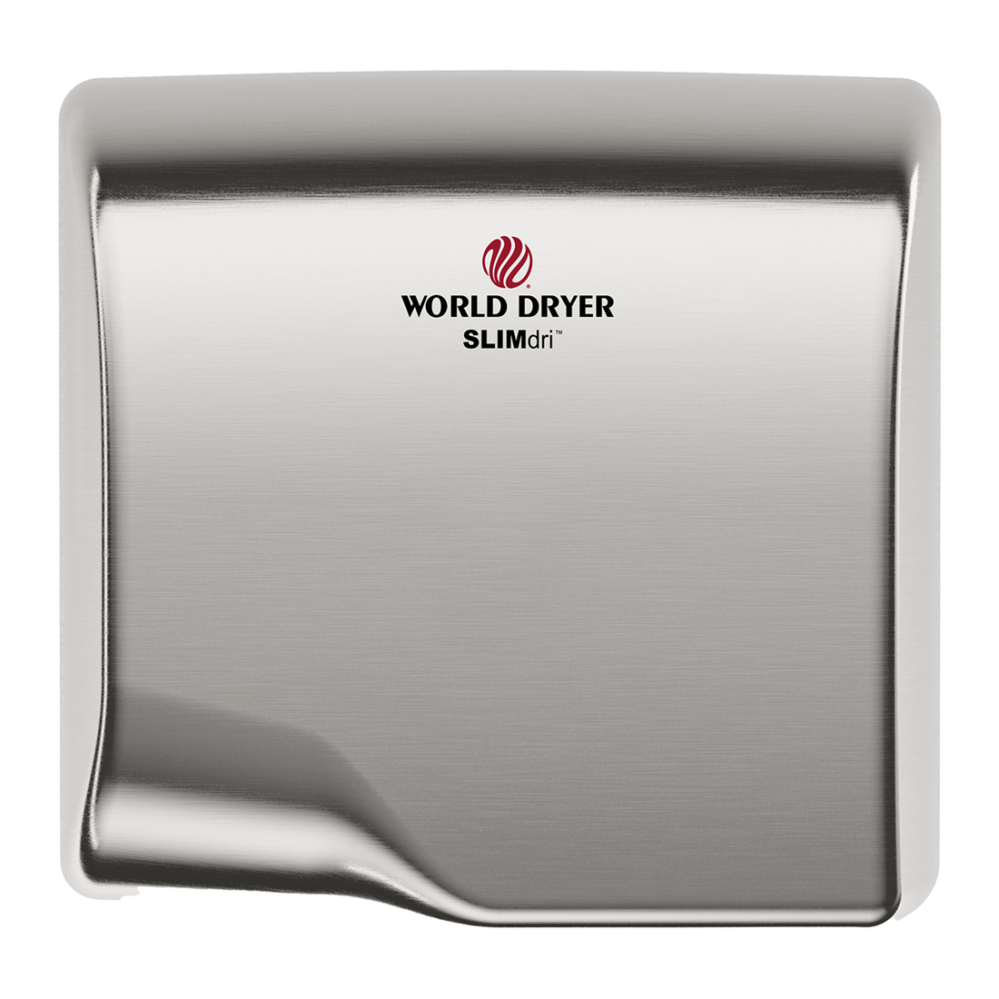 World Dryer SLIMdri Surface-Mount ADA Hand Dryer Brushed Stainless Steel L-973