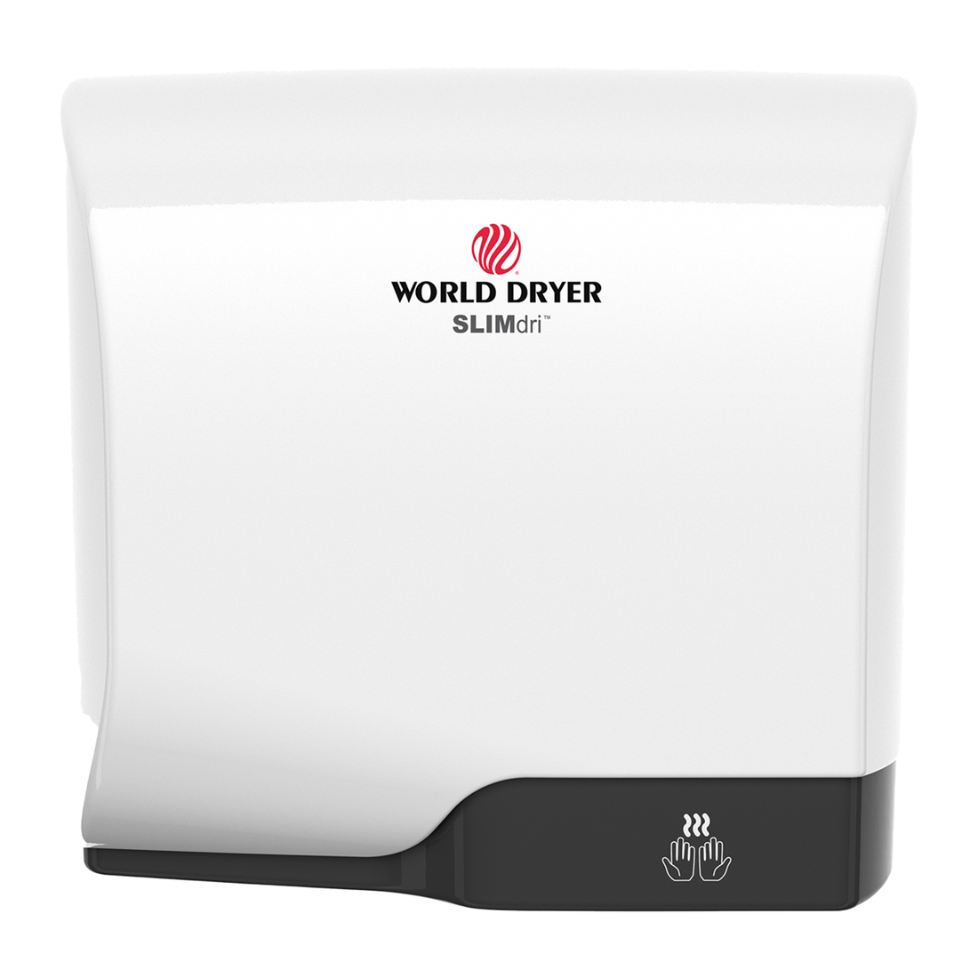 World Dryer SLIMdri Surface-Mount ADA Hand Dryer White Epoxy on Aluminum L-974
