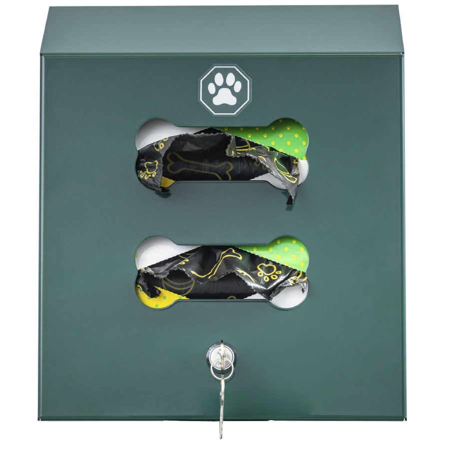 Ex-Cell Kaiser Universal Pet Waste Dispenser, Hunter Green Gloss PWBD-2 HGR