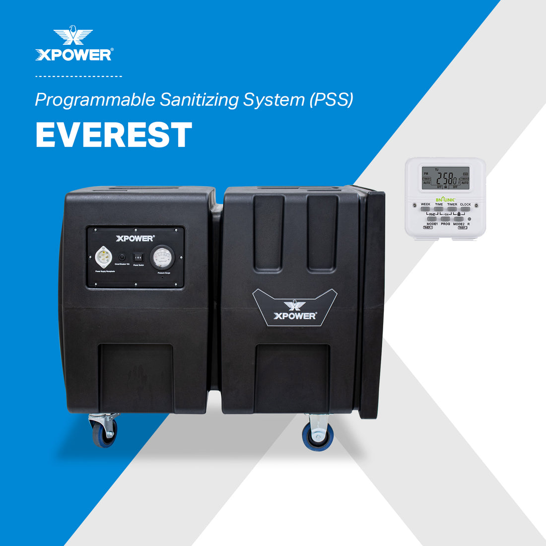 XPOWER Everest Programmable Sanitizing System (PSS) (PSS3)