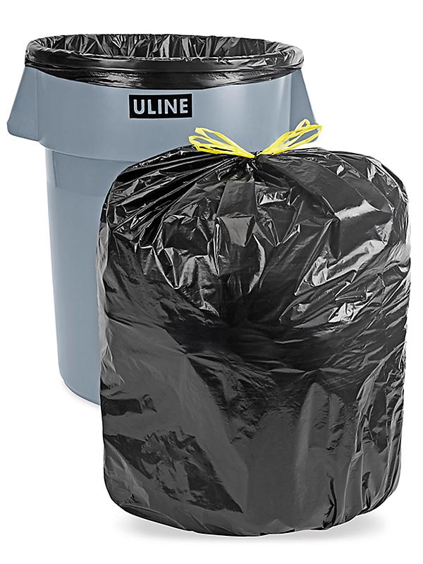 Uline Drawstring Trash Liners — 1.4 Mil, 44 Gallon (150/Case)