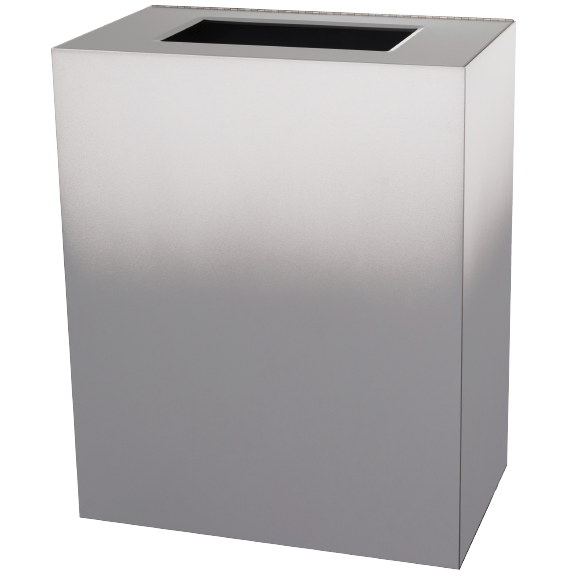 Ex-Cell Kaiser Gradience Collection 33 Gal Indoor Trash Receptacle, Smoke 2-tone RC-GRD1 SMOKE