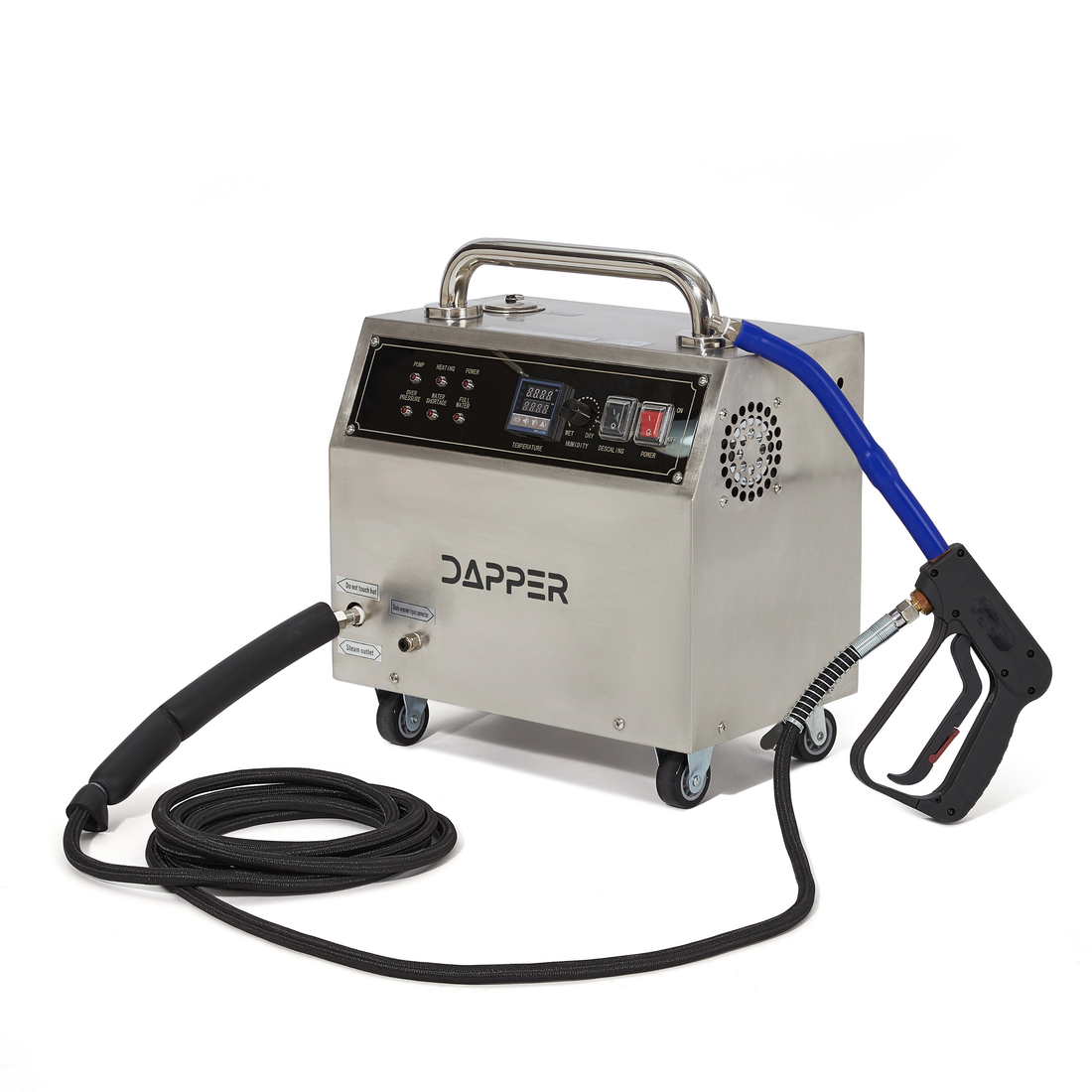 Dapper Supply Commercial Steam Cleaner with 230°F Steam and 1 Gallon Tank DP-CSM1224