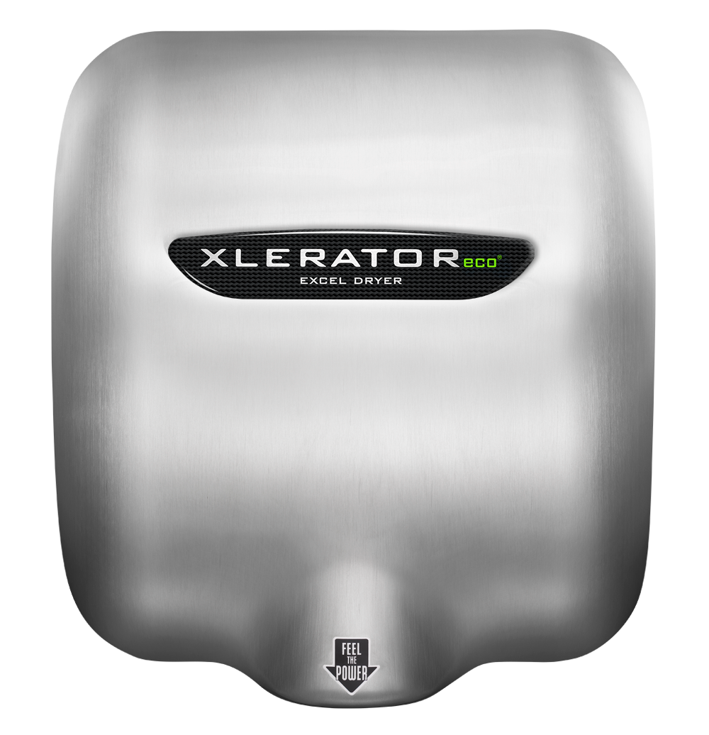 Excel Dryer XLERATOReco Hand Dryer No Heat Brushed Stainless Steel 208-277V XL-SBV-ECO
