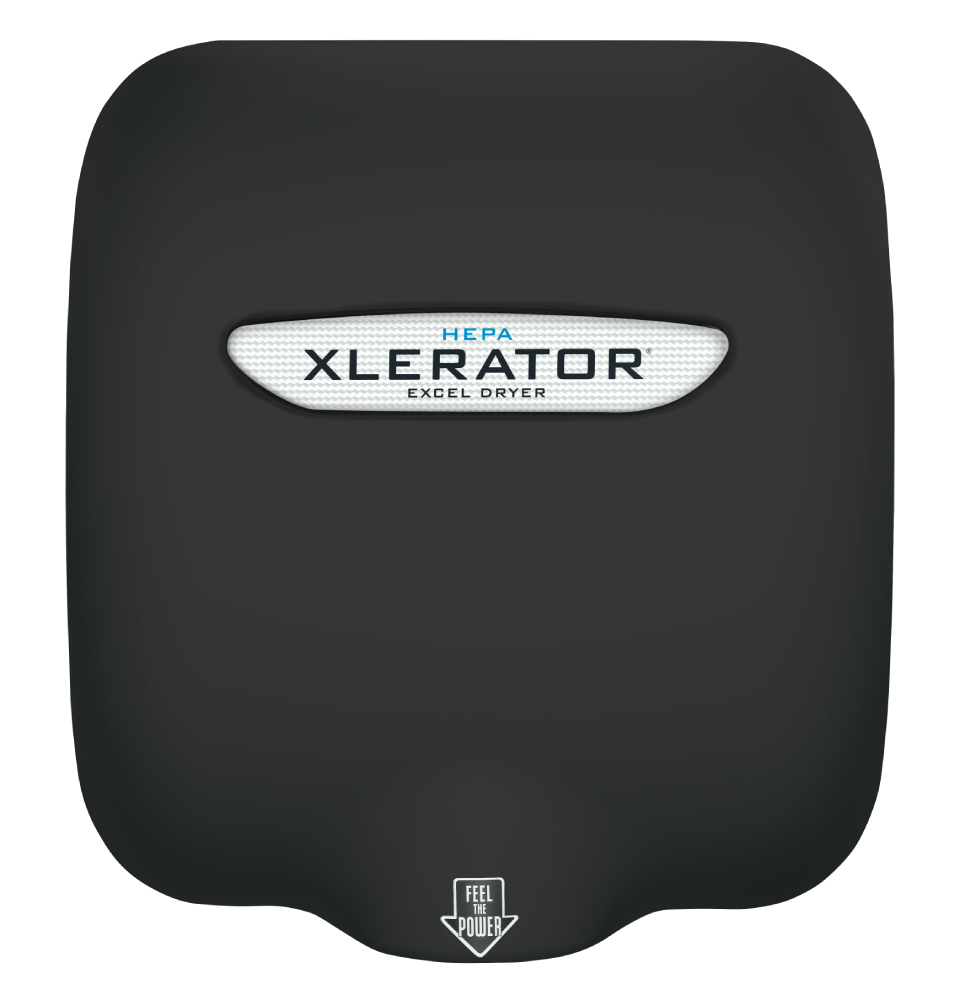 Excel Dryer XLERATOR Hand Dryer Matte Black 110-120V XL-BL