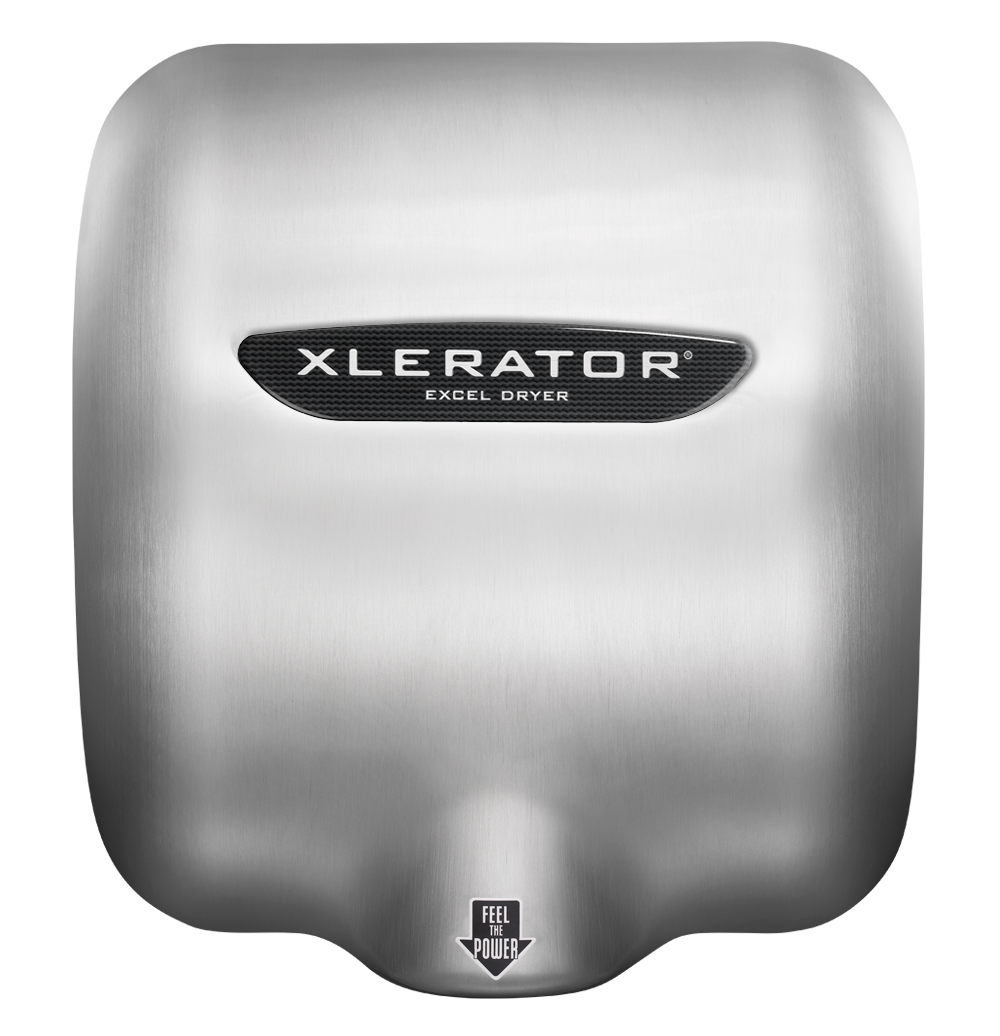 Excel Dryer XLERATOR Hand Dryer Brushed Stainless Steel 208-277V XL-SBV