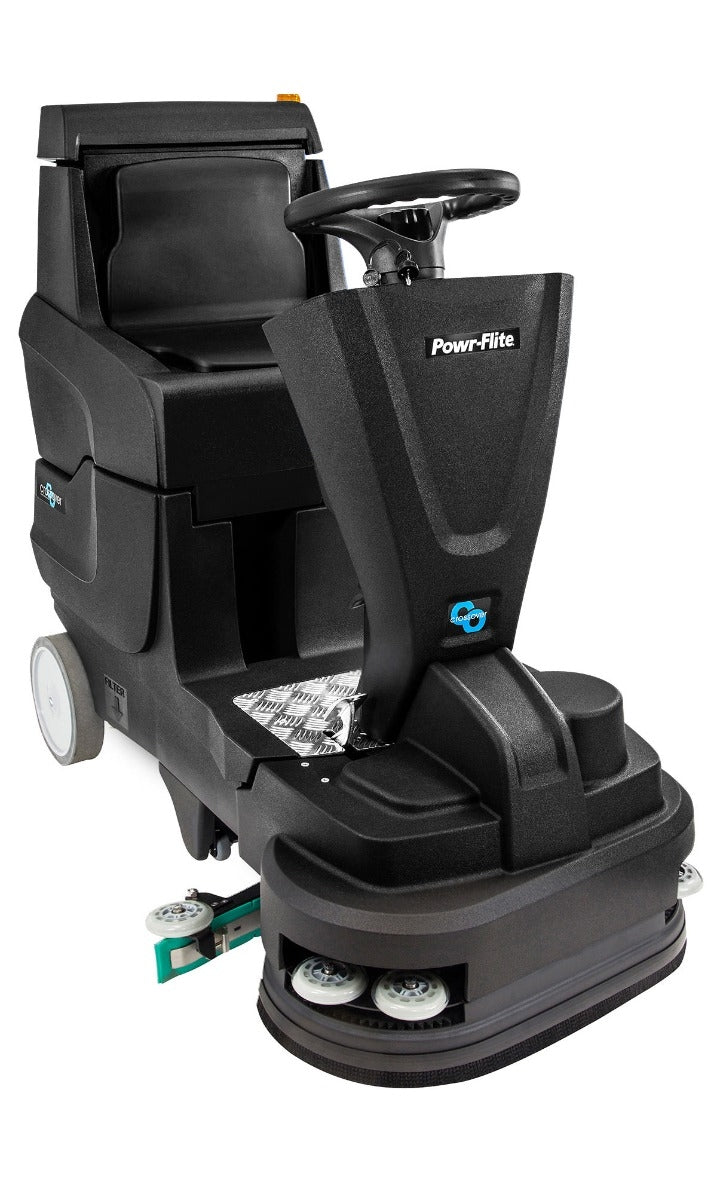 Powr-Flite Crossover Ride-On Scrubber 26 in, 20 Gallon Tank PAS26R