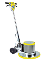 Mercury Cleanmaster Dual-Speed Floor Machine — 19" Apron, 175/300 RPM, 1.5 HP D/C Rectified (Model TS-19)