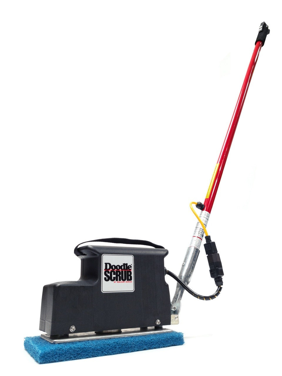 Square Scrub Doodle Scrub EBG-9 Compact Corded Orbital Floor Prep Machine — 5.25" x 10.5" Head, 4100 OPM, 21 lb, 30 ft Cord (Model SS EBG-9)