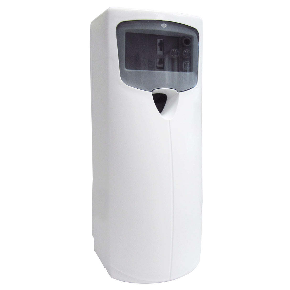 Hospeco Stratus III Slimline Metered Aerosol Dispenser — White, Lock & Key (07531L)