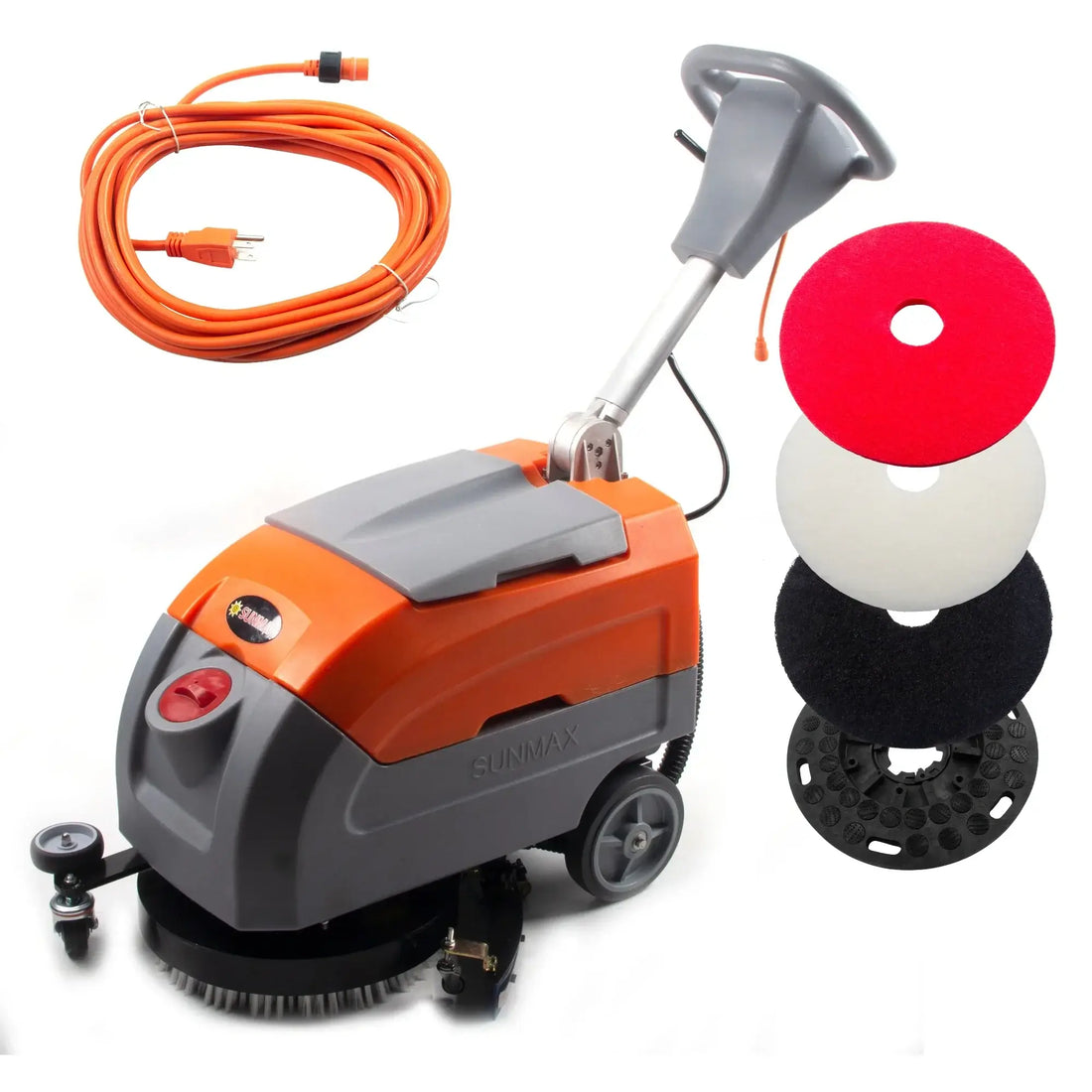 SUNMAX RT35AC Compact Corded Electric Floor Scrubber 17in