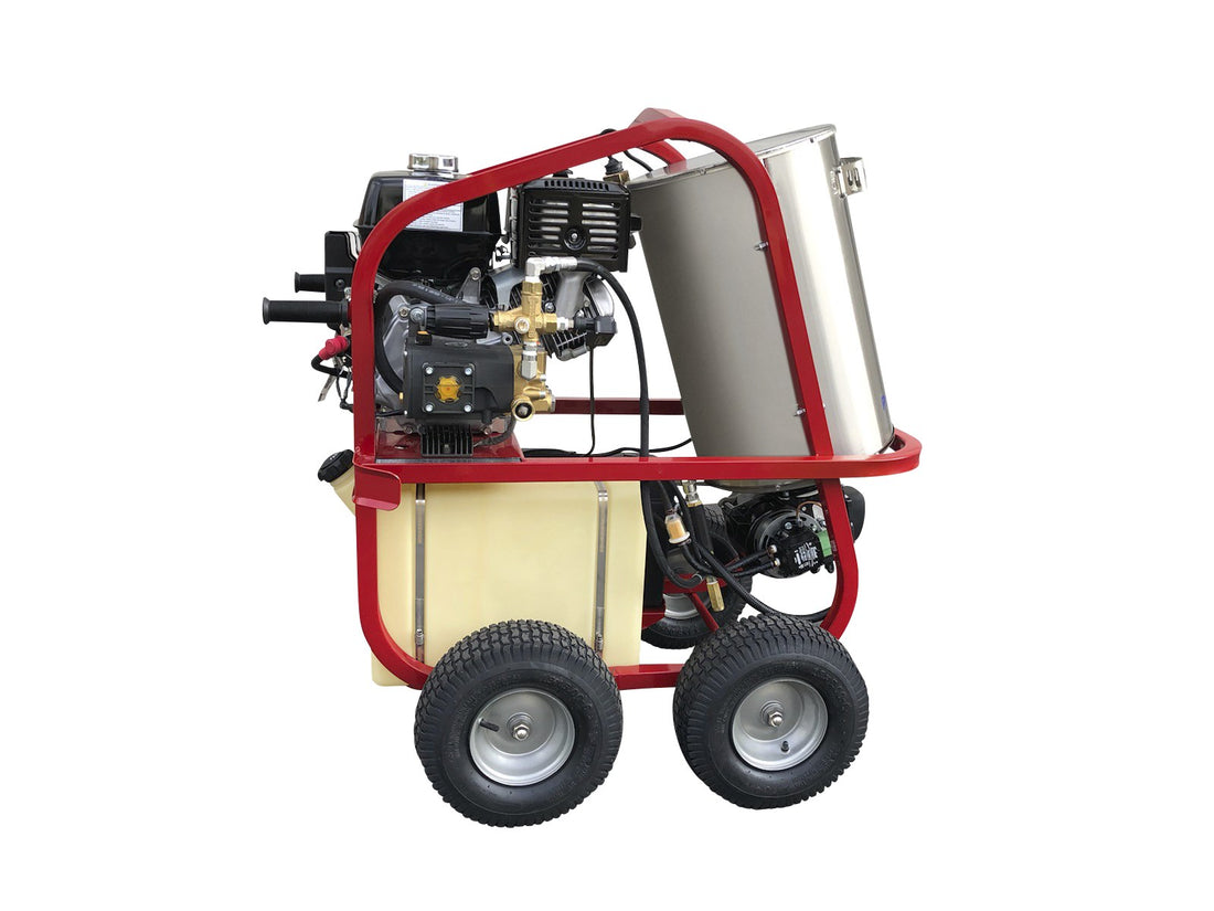 Pressure-Pro Hot2Go SH40004HH Hot-Water Gas/Diesel-Burner Pressure Washer 4000 PSI 3.5 GPM Honda GX390 AR Pump
