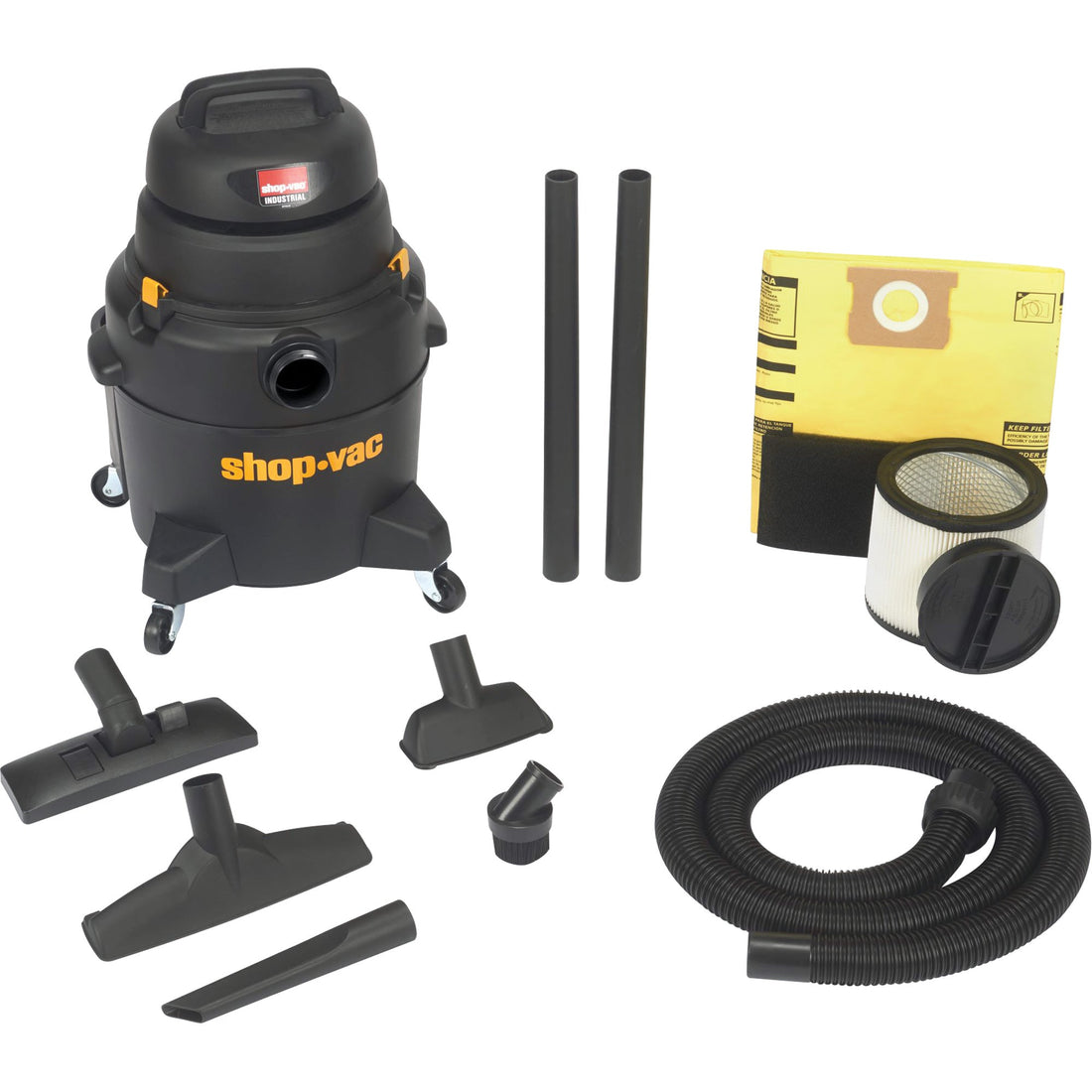 Shop Vac Deluxe Shop Vacuum, Wet-Dry, 6 HP, 8 US Gal. (30.3 Litres)