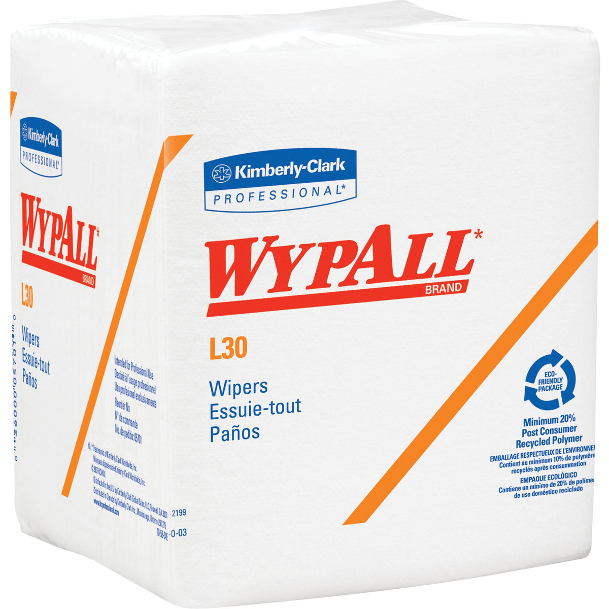 Kimberly-Clark L30 Wipers, All-Purpose, 13" L x 12-1/2" W