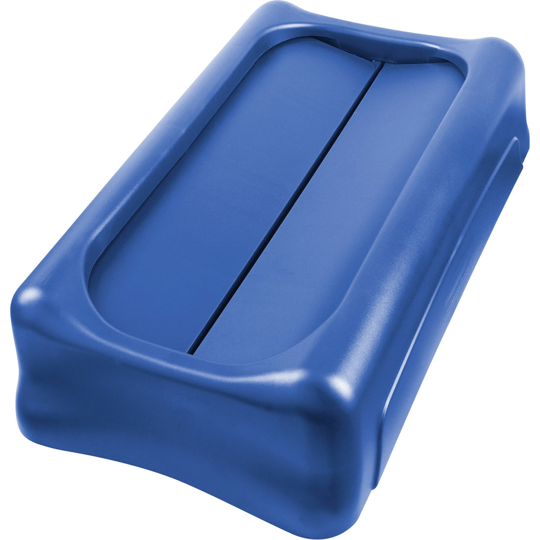Rubbermaid Slim Jim® Waste Receptacle Lid, Swing Lid, Plastic, Fits Container Size: 22" x 11"