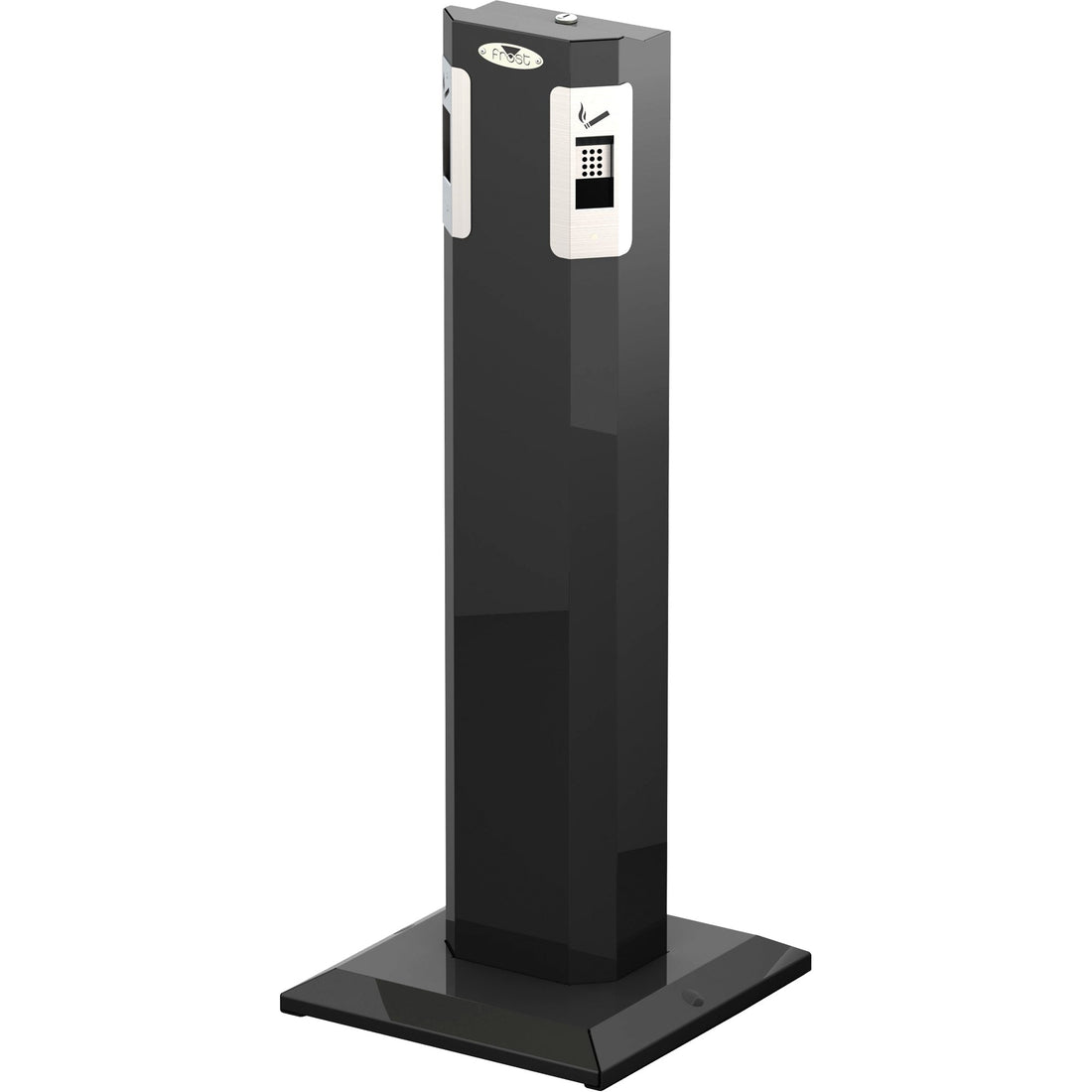 Frost Pedestal Ashtray, Free-Standing, Metal, 1.6 US gal. Capacity, 41-1/2" Height