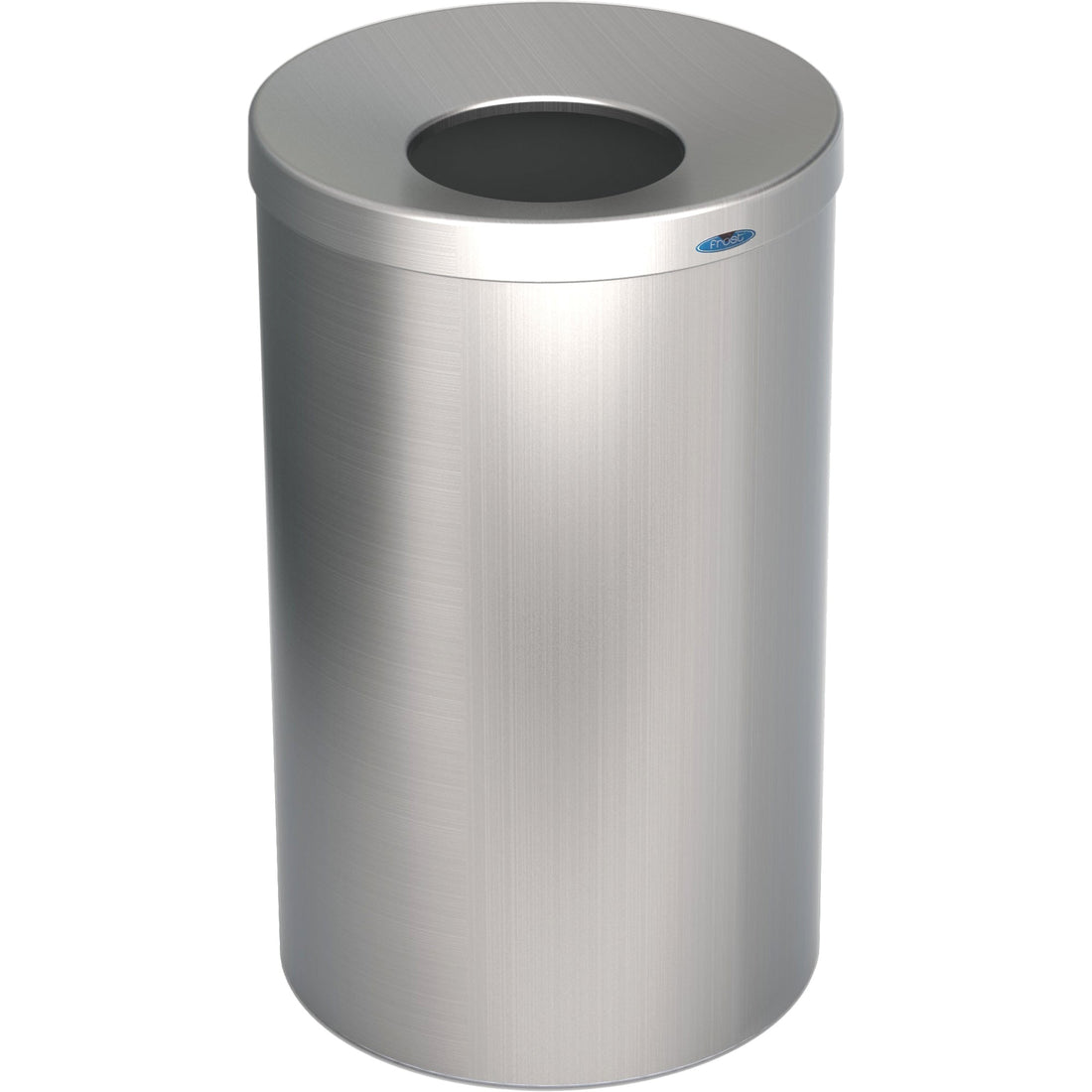 Frost Lobby Waste Receptacle, Stainless Steel, 33 US gal.