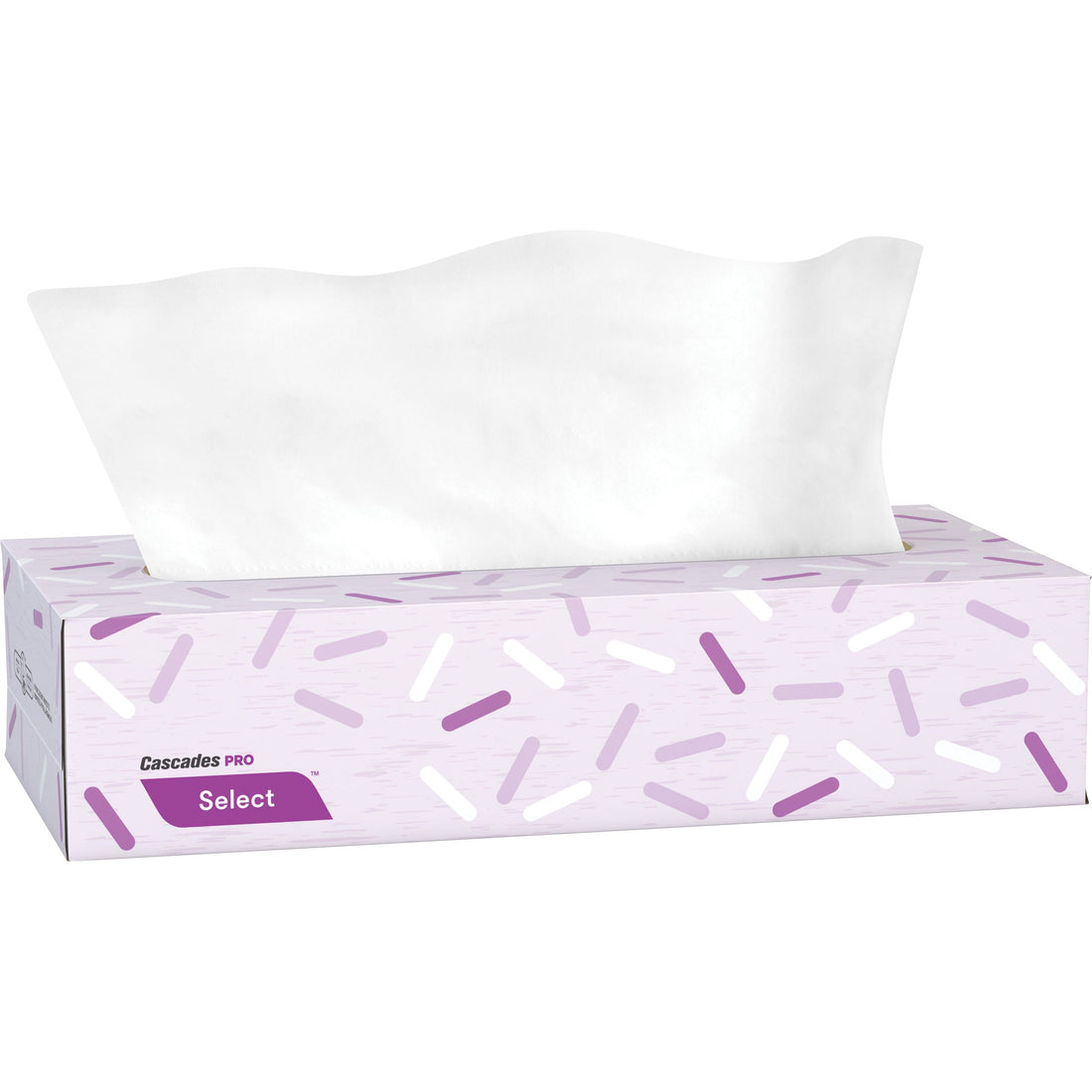 Cascades Pro Select™ Facial Tissue, 2 Ply, 7.3" L x 8.1" W, 100 Sheets/Box