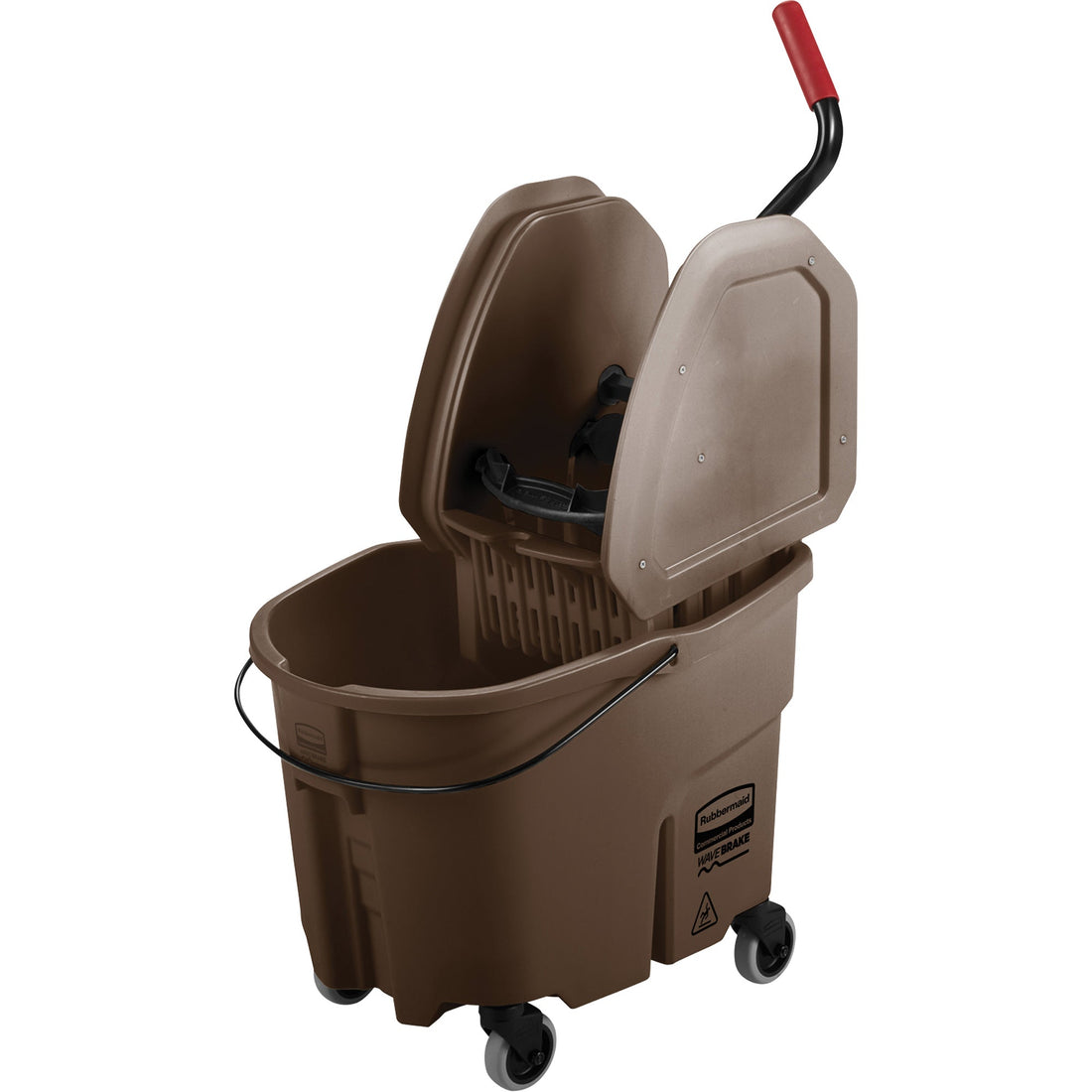 Rubbermaid WaveBrake Mop Bucket & Wringer Combo Pack, Down Press, 8.75 US Gal.(35 Quart)