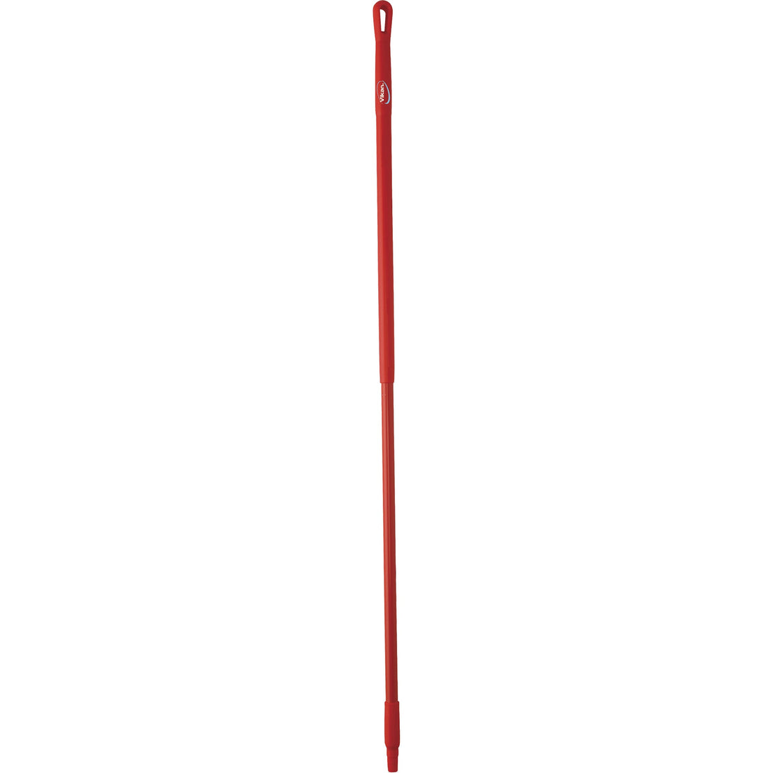 Vikan Handle, Broom/Scraper/Squeegee, Red, Ergonomic, 59" L