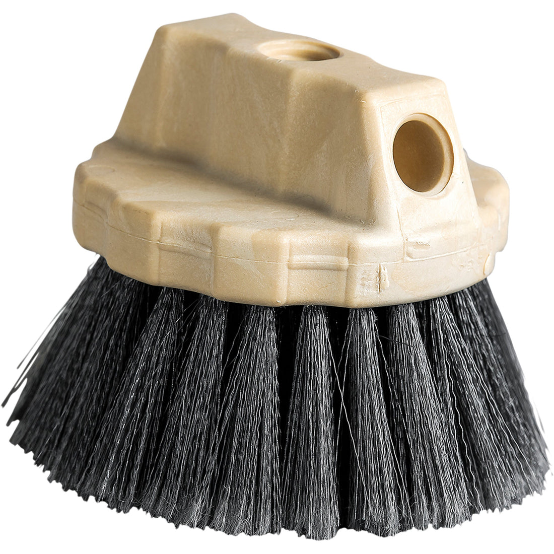 M2 Professional Flagged Window Brush, 5" L, Polypropylene Bristles, Grey