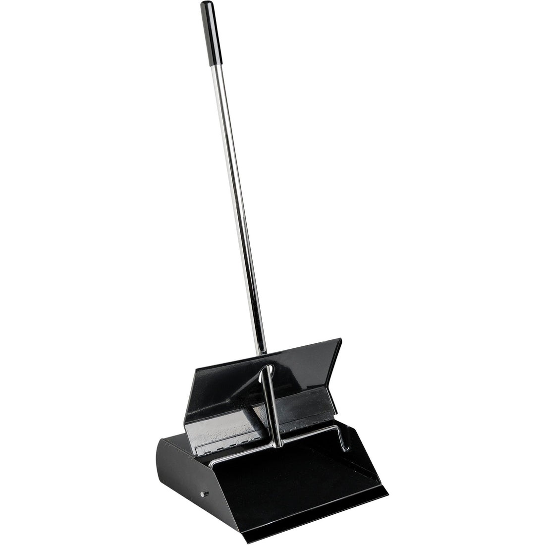 M2 Professional Lobby Dust Pan with Lid, Metal