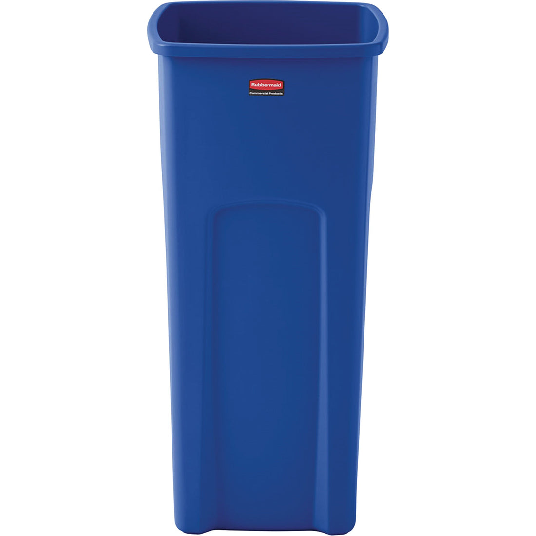 Rubbermaid Untouchable® Square Recycling Container, Bulk, Plastic, 23 US gal.