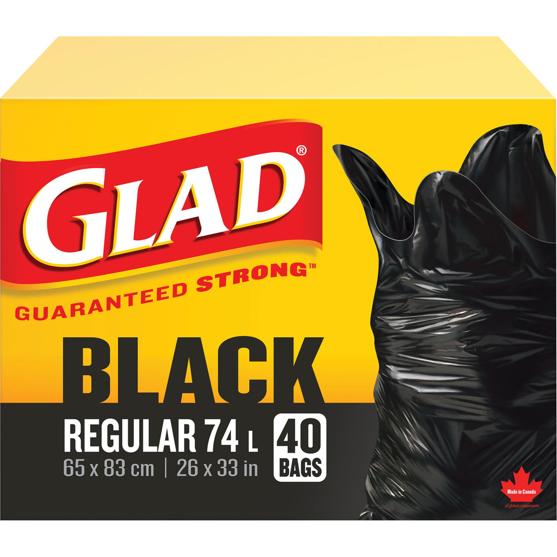 Glad Regular, Black