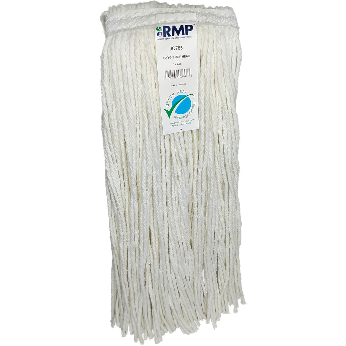 RMP Maintenance 4-Ply Narrow Mop Head, Rayon, Cut Style