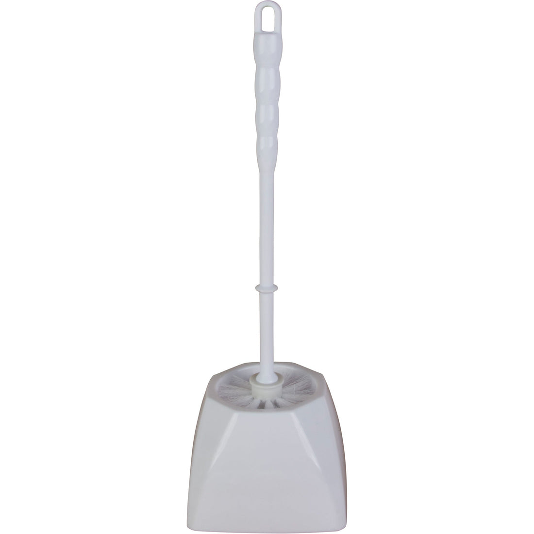 RMP Maintenance Toilet Bowl Brush & Caddy, Polypropylene Bristles, White