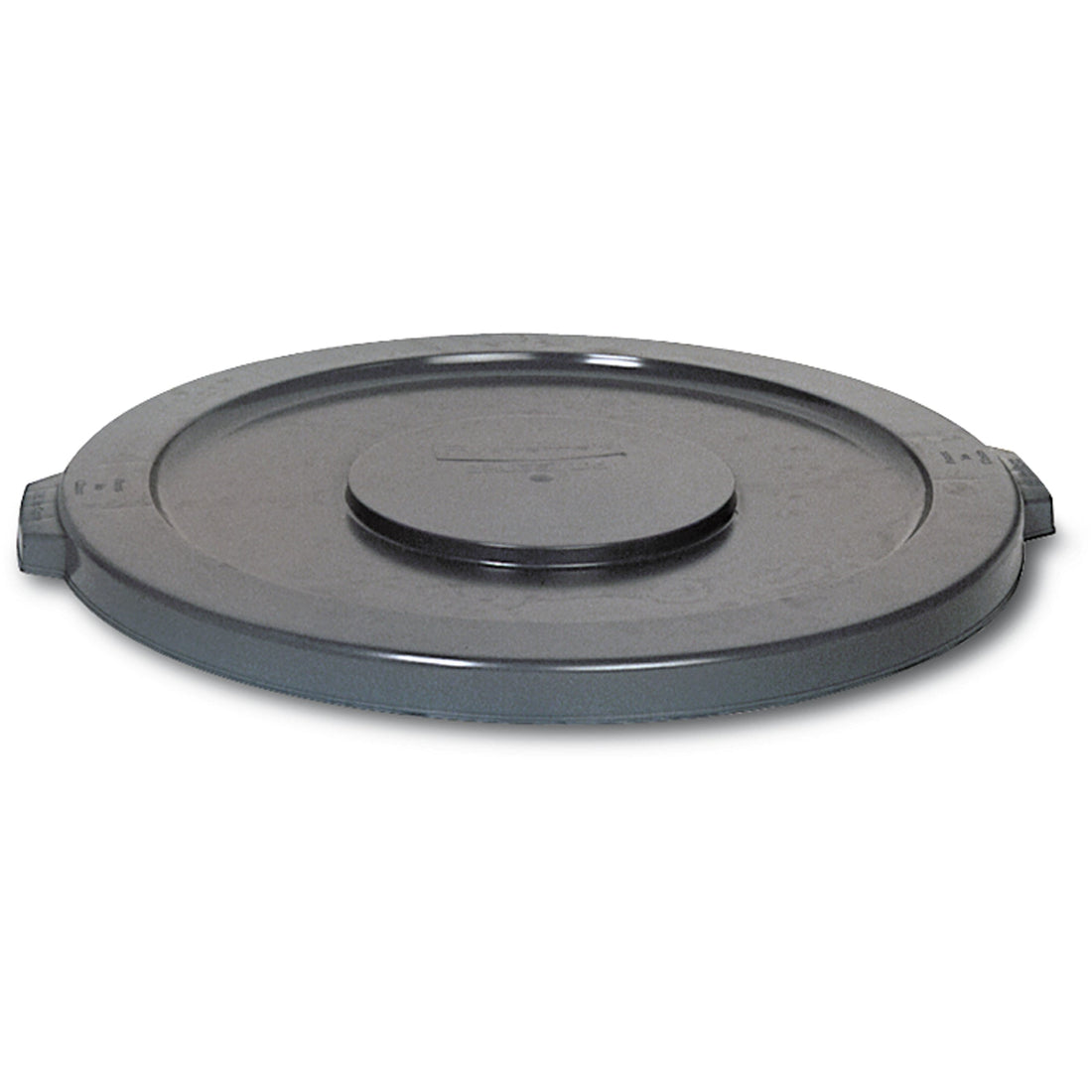 Rubbermaid Round Brute Tops, Flat Lid, Plastic/Polyethylene