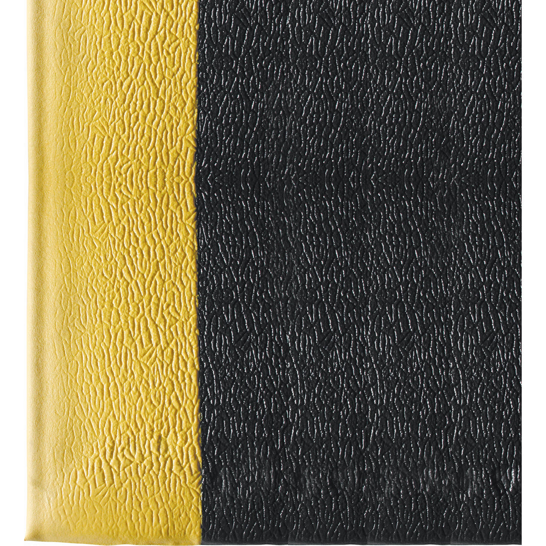 Wearwell Ultra-Tred ArmorCote Mats No. 440, Textured, Black/Yellow, Polyurethane/PVC Sponge