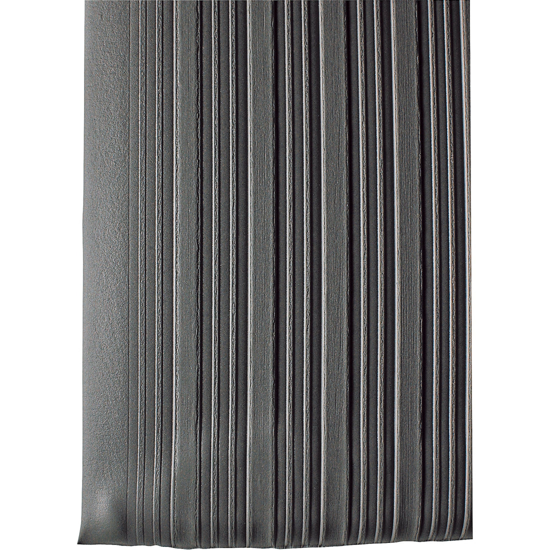 Wearwell Tuf Sponge No. 451 Mats, Ribbed, 3' x 60' x 3/8", Grey, PVC Sponge