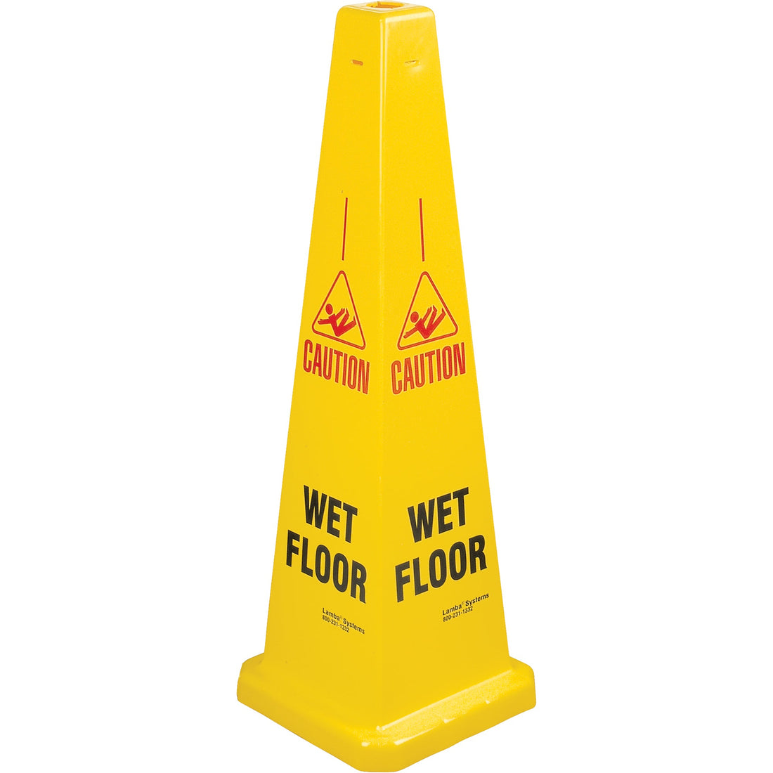 CCI Canada "Wet Floor" Lamba Traffic Cones, English with Pictogram