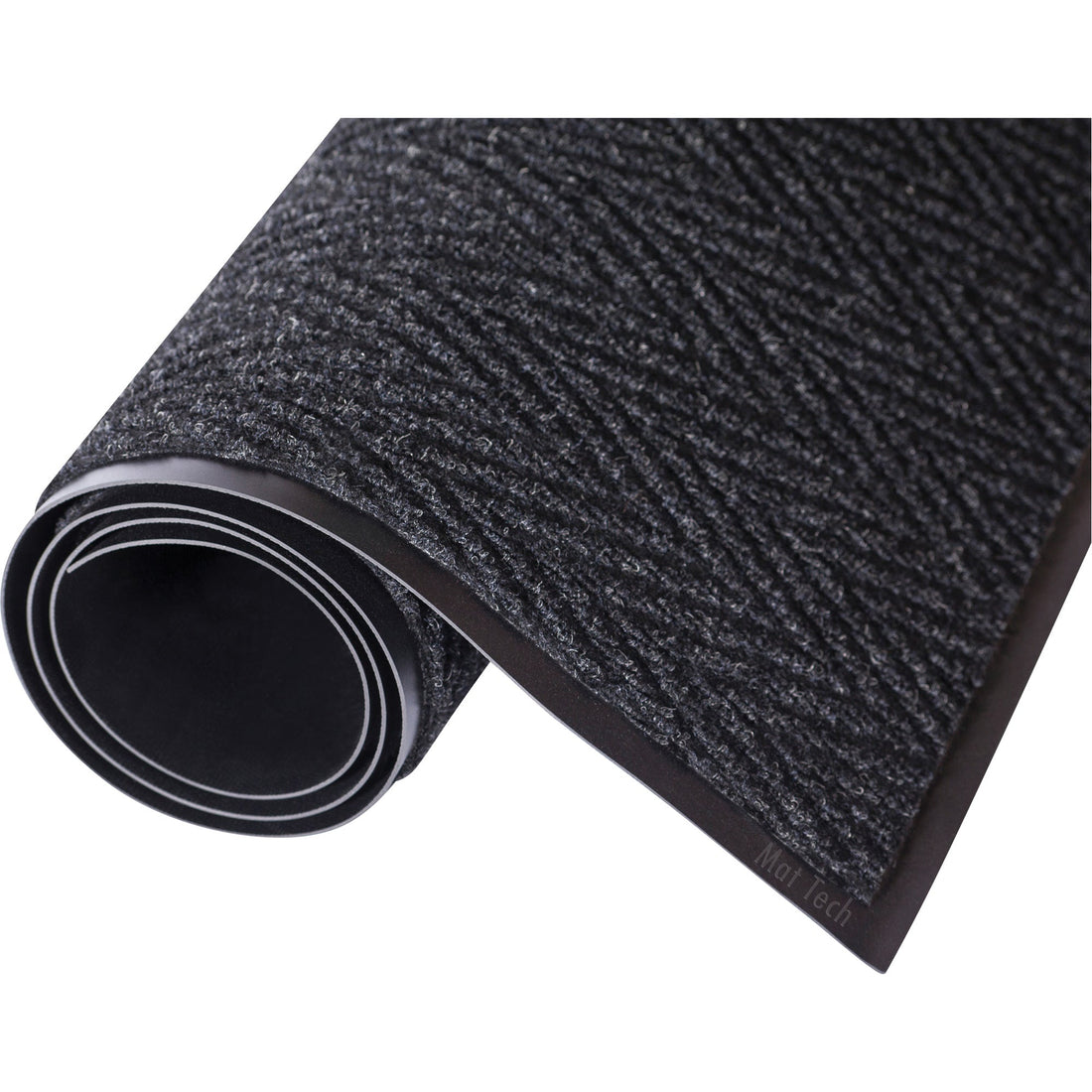 Mat Tech Chevron™ Matting, Wiper/Wiper/Scraper, 2' x 3' x 5/16", Charcoal