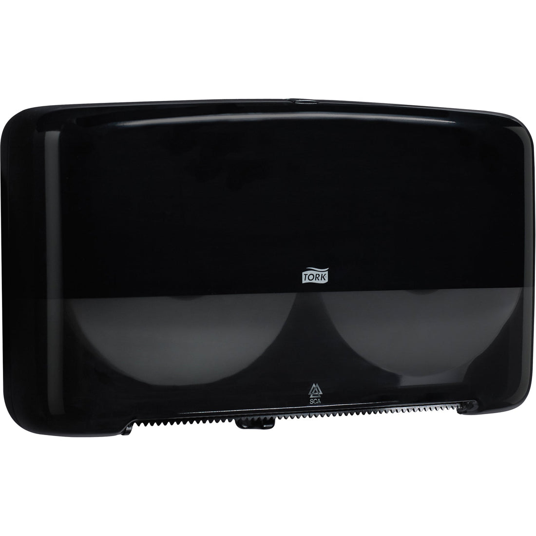 Tork Twin Mini Jumbo Toilet Paper Dispenser, Multiple Roll Capacity