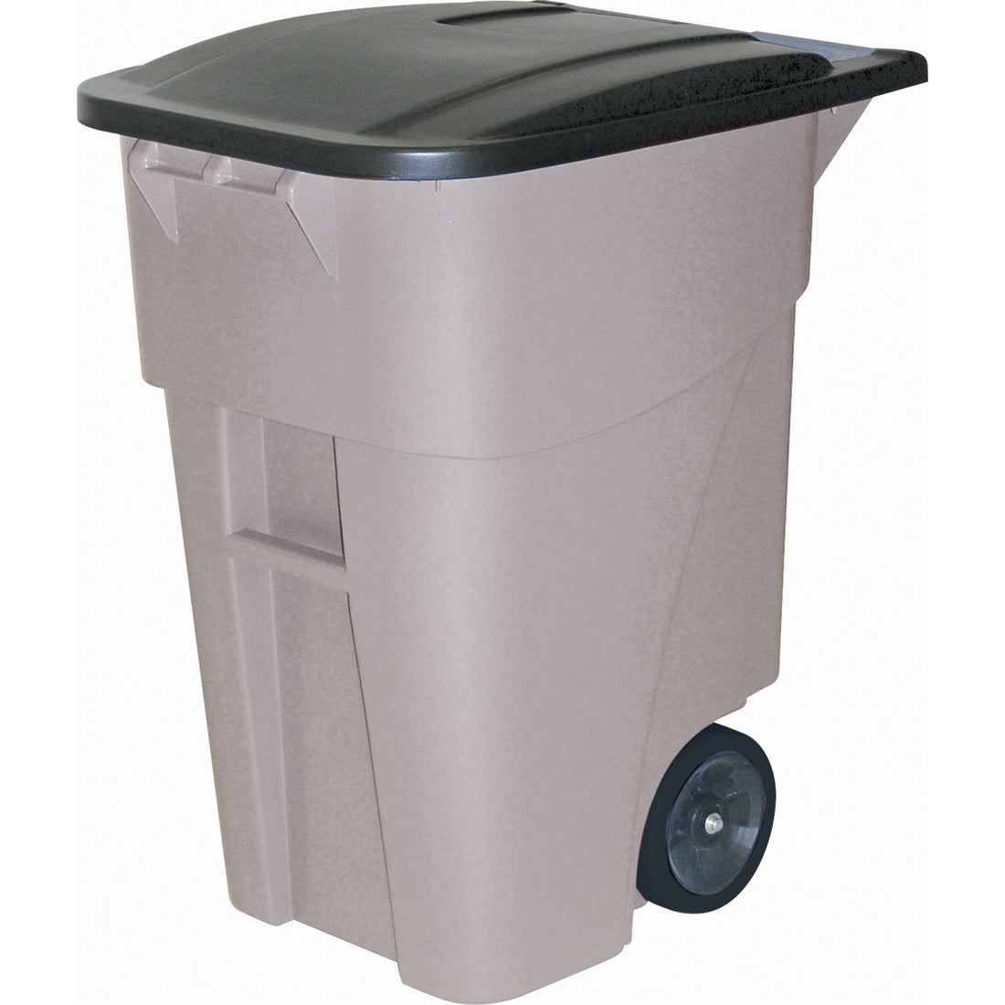 Rubbermaid Brute® Roll Out Containers, Plastic, 50 US gal.