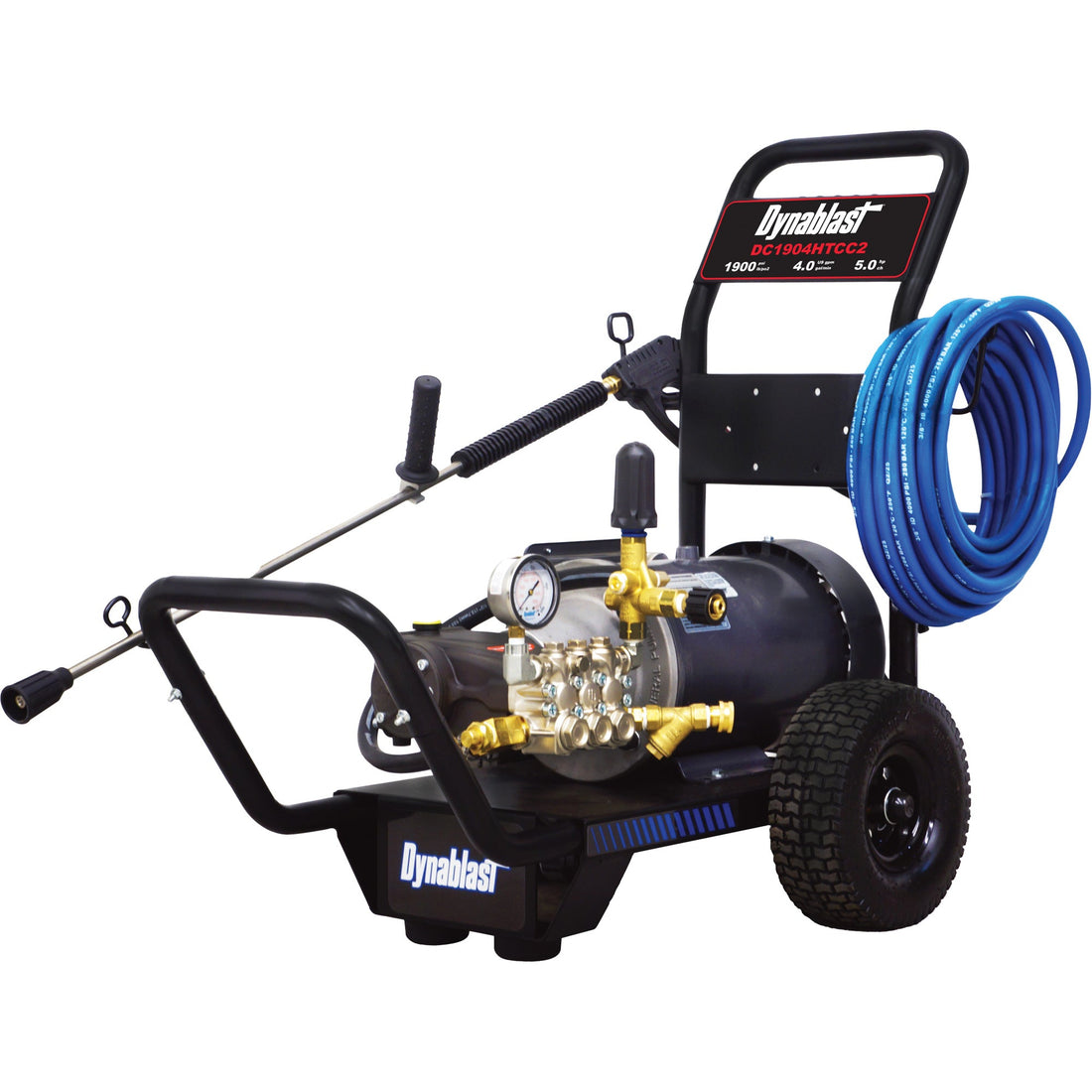 Dynablast Equipment Cold/Hot Water Pressure Washer, Electric, 1900 PSI, 4 GPM