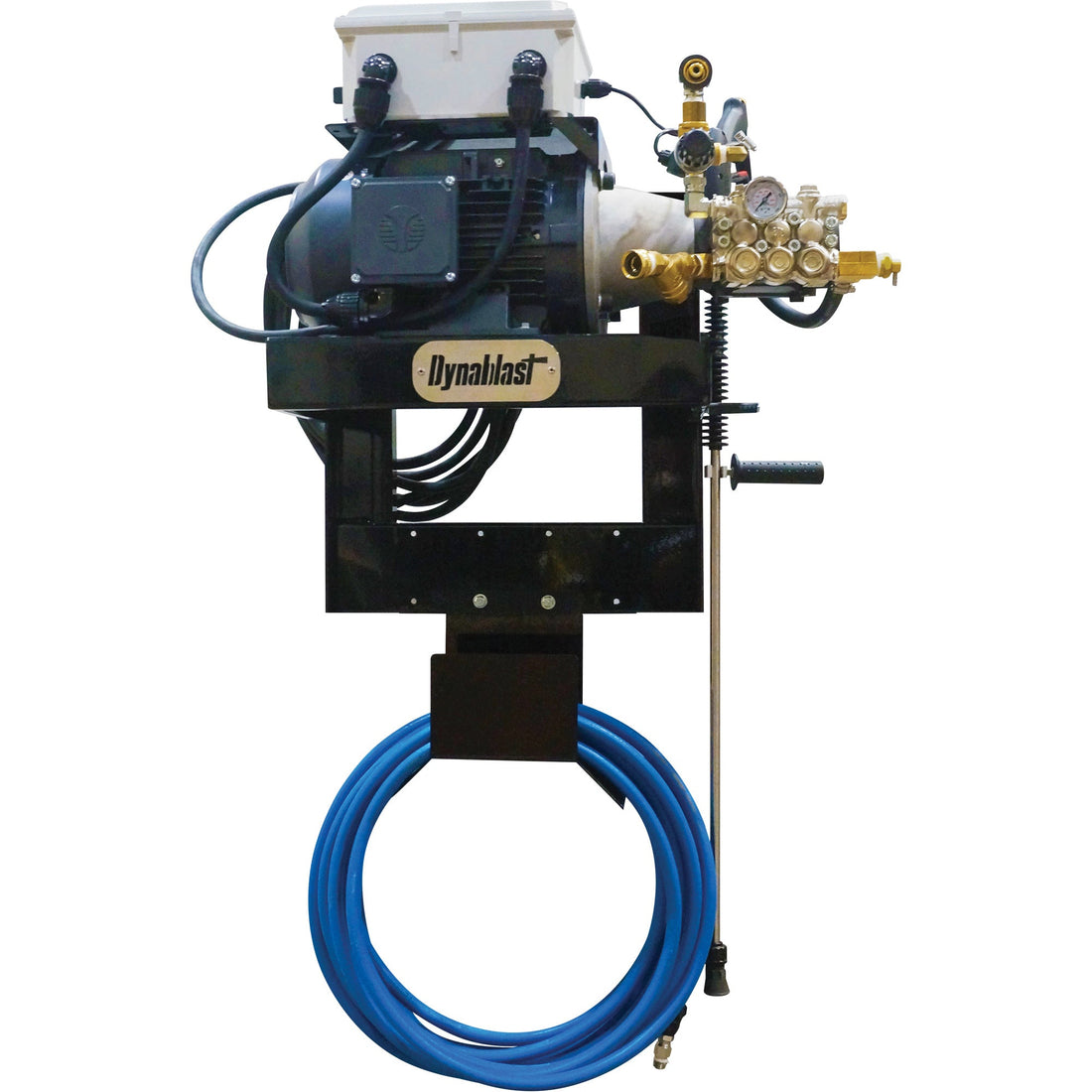 Dynablast Equipment 575V Wall Mounted Hot & Cold Water Pressure Washer, Electric, 1900 PSI, 4 GPM